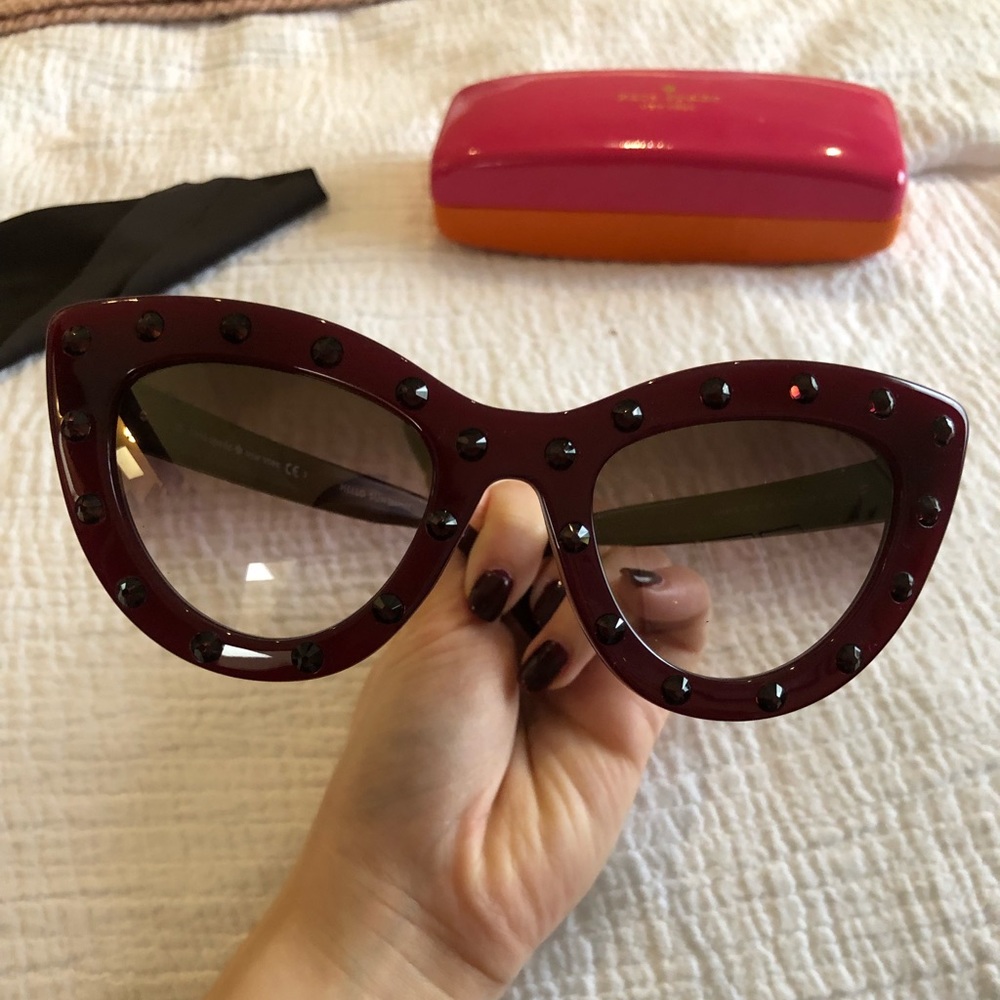 Kate Spade Luanns Sunglasses Purple